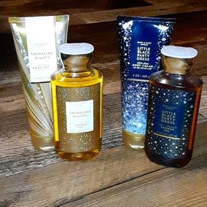 NWT 4 Bath and Body Works Shower Gel & Body Cream